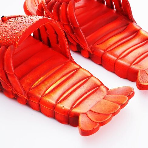 Lobster Slippers Fish Slides Unisex crayfish Shoes house Pool Beach Bass Fish Sandals Outdoor Unisex Funny Gift Sandals in Kuwait