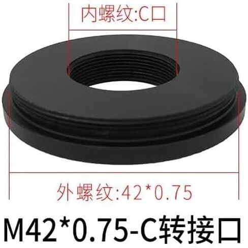 محول CS RING M42 M27 M48 M25 RMS CS-C RING RING ADAPTER لملحقات الكاميرا الصناعية المجهرية (RMS إلى M25x0.75) in Kuwait