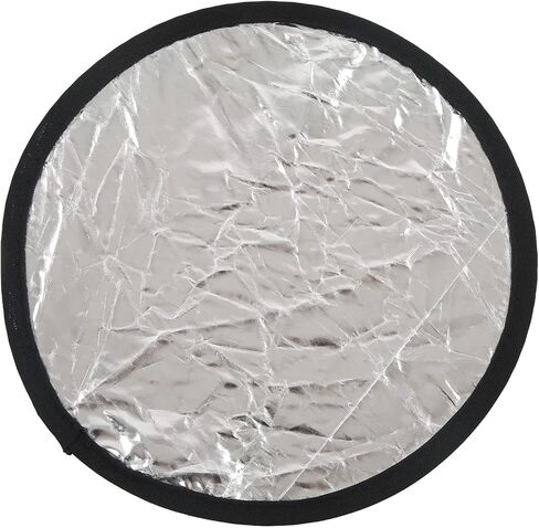 Fydun Silver White 2 in1 عاكس محمول جولة التصوير الفوتوغرافي العاكس للإضاءة الحية 30 سم / 11.8 في الأسرة التطبيقية (30 سم) in Kuwait