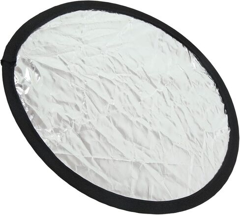 Fydun Silver White 2 in1 عاكس محمول جولة التصوير الفوتوغرافي العاكس للإضاءة الحية 30 سم / 11.8 في الأسرة التطبيقية (30 سم) in Kuwait