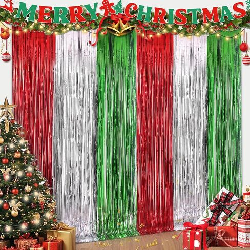 3 Pack Hawaiian Luau Party Decorations, Hawaiian Backdrop with Aloha Banner, Green Orange Gold Tinsel Fringe Luau Photo Booth Props for Hawaiian Tropical Birthday Party Decorations in Saudi Arabia