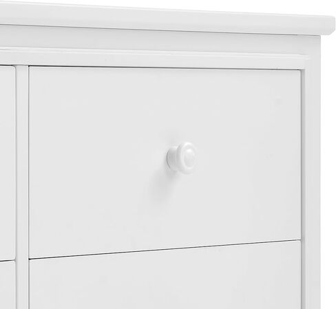 Delta Children Perry 6 Drawer Dresser - Greenguard Gold Certified ، Bianca White in Kuwait