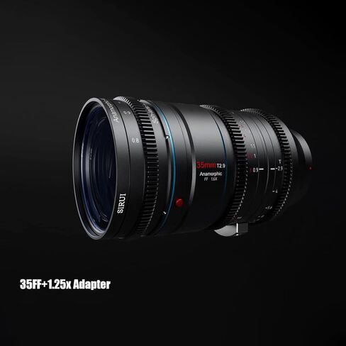Sirui 35mm T2.9 1.6x عدسة مصورة كاملة مع محول مصور 1.25x (جبل RF) in Kuwait