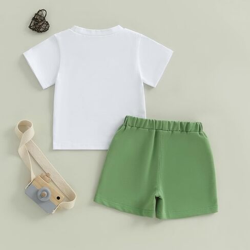 Douhoow Toddler Boy Outfits Farm Animals Truck Truct in Kuwait