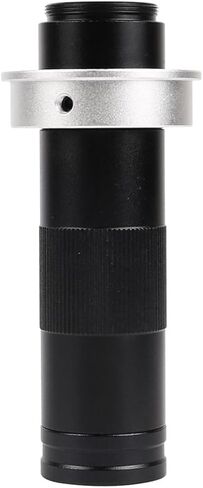 LIAMOS 1-180X Adjustable Magnification Zoom C Mount Lens Zoom Glass Lens 150X Digital Industry Video Monocular Microscope Camera Lens,High Reliability(150X-50mm) in Saudi Arabia