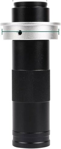 LIAMOS 1-180X Adjustable Magnification Zoom C Mount Lens Zoom Glass Lens 150X Digital Industry Video Monocular Microscope Camera Lens,High Reliability(150X-50mm) in Saudi Arabia