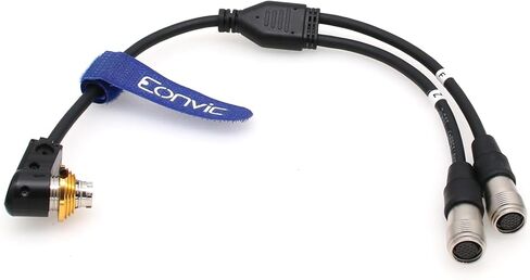 Eonvic Hirose 20 Pin Stratus Lens Control Y Cable for Canon Cinema CN-E Servo Lenses in Saudi Arabia