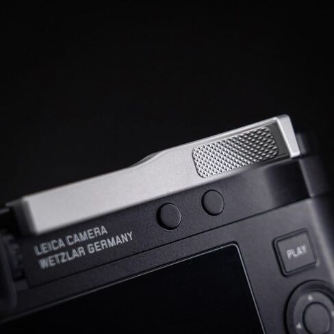 قبضة الإبهام المعدني لكاميرا Leica D-Lux8 Dlux8 ، قبضة راحة الإبهام الحذاء الساخن ， نمطًا حصريًا مضادًا للانزلاق ، يعزز إحساس قبضة الكاميرا (الفضة) in Kuwait