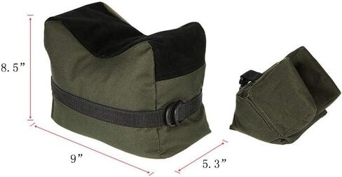 حقيبة دعم إطلاق النار 2pcs ، لعبة Sandbag Sandbag 600D Oxford Pocket Back Pocket للتصوير الفوتوغرافي in Kuwait