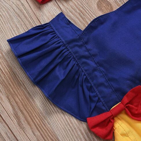 One opening Newborn Baby Girl Princess Ruffles Bodysuits Rompers Backless Patchwork Baby Girl Summer Clothes+Headband in Saudi Arabia