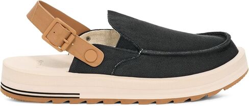 Sanuk Womens Donna Mesa Mule | أحذية نسائية | انزلق على الأحذية للنساء | المتسكعون للنساء | ذاكرة الرغوة سرير القدم in Saudi Arabia