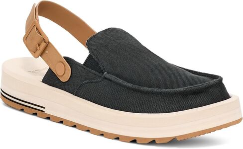 Sanuk Womens Donna Mesa Mule | أحذية نسائية | انزلق على الأحذية للنساء | المتسكعون للنساء | ذاكرة الرغوة سرير القدم in Saudi Arabia