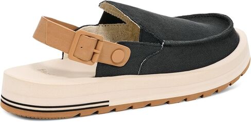 Sanuk Womens Donna Mesa Mule | أحذية نسائية | انزلق على الأحذية للنساء | المتسكعون للنساء | ذاكرة الرغوة سرير القدم in Saudi Arabia