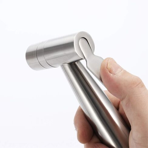 Handheld Bidet Sprayer Head Stainless Steel Portable Toilet Bidet Shower Head Brushed Bathroom Shower Bidet Tap for Toilet Cleaning, Pet Bath, Personal Hygiene,B(A) in Saudi Arabia