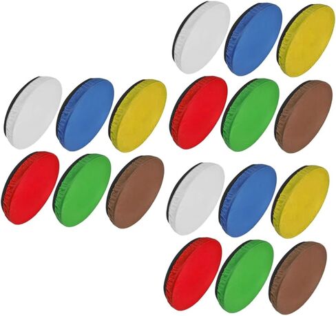 3sets 6 Pcs Round Photography Light Shade Elastic Flashlight Colors Diffuser for Flash Lamps Easy to Install and Remove for Photography Lighting 6pcs*3 in Saudi Arabia
