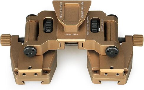 NVG30 NVG10 PVS-14 Binocular Bridge Mount Night Vision Goggles Bracket Metal Helmet Mounting Mount Multi-Function 90 Degree NVG Mount(Black,Gold) in Saudi Arabia