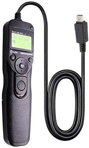 FOTO & Tech LCD Timer Timer Record Relement Control (متوافق مع Lumix DC-G9 G85 ، DMC-FZ300 FZ150 FZ2500 FZ1000 FZ200 ، DMC-G10 G3 G6 G7 GF6 GH2) in Kuwait