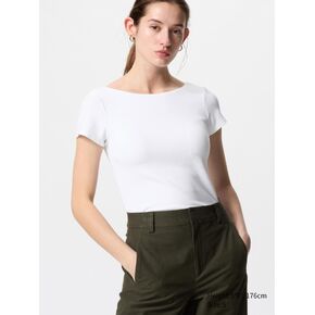 Uniqlo AIRism Cotton Low Back Bra T-Shirt