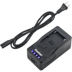 Kastar LED Super Fast Charger Replacement for Sony NP-FM500H DSLR-A100 A200 A300 A350 A450 A500 A550 A560 A580 A700 A850 A900 Alpha SLT A57 A58 A65 A65V A77 A77V A77 II A77M2 A99 A99V CLM-V55