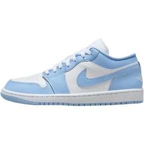 Air Jordan 1 Low Women's Shoes (DC0774-142, White/Aluminum)
