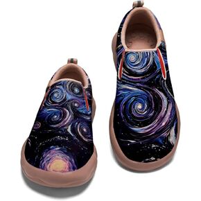 Onehorse Women's Loafers Painted Travel Shoes Casual Slip-Ons Ladies Fashion Sneakers