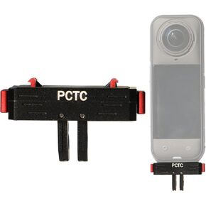 PCTC X5 Magnetic Adapter Mount Compatible with Insta360 X5/Ace Pro/Ace Pro2 Magnetic Mount Base Aluminum Alloy Tripod Adapter