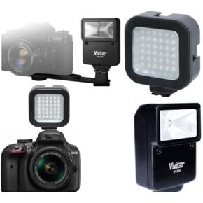 PRO Flash + 36 LED Light for Nikon DSLR Camera D3400 D5600 D80 D90 D7100 D7200