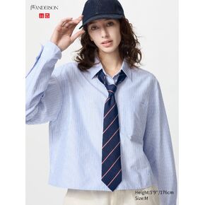 Uniqlo Oxford Boxy Shirt | Striped