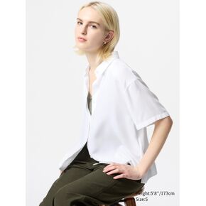 Uniqlo Rayon Blouse | Short Sleeve