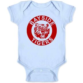خيوط البوب ​​Bayside Tigers 90s الرجعية عيد الهالوين تأثيري رضيع طفل فتاة