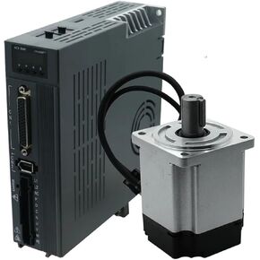 750W Ac Servo Motor Kit 2.4N 220V 3000rpm with 17bit Absolute Encoder Supports +ECX-20EL08 Driver for Computerized Numerical Control Engraver(750W 220V with Brake)