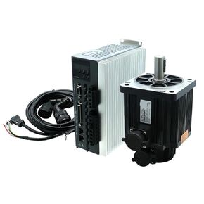 130SG M06025 220V 1.5KW 6Nm 2500Rpm Nema52 AC Servo Motor Kit with XP200 Driver 2500line Encoder for Computerized Numerical Control Engraver Router(No Brake)