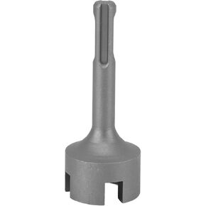 Ground Rod Driver Bit for SDS Plus Hammer Drill, Universal Steel Ground Rod Driver Adapter (Cross)