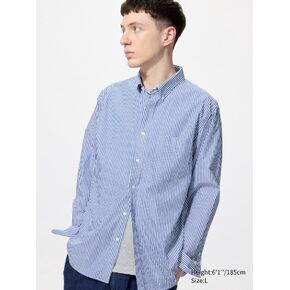 Uniqlo Broadcloth Shirt | Striped