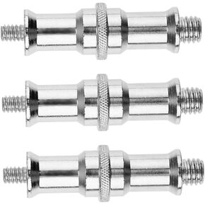 3pcs محول المسمار الملولب مسمار spigot stud لصالح مصباح الفلاش متوافق مع الحامل ثلاثي القوائم سهلة التثبيت لمعدات التصوير الفوتوغرافي