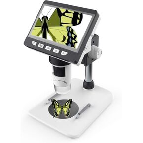 40X-1000X Magnification Binocular Head Research-Grade Compound Lab Microscope with Wide-Field 10X and 25X Eyepieces Mechanical Stage Condenser