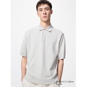 Uniqlo Washable Knitted Polo Sweater | Short Sleeve
