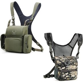 Binocular Harness Chest Pack: Bino Case with Rangefinder Pocket