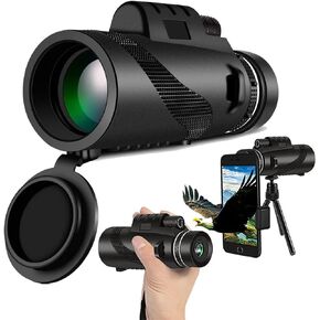12X50 monocular Telescope, Compact Designed for Bird Watching, Hiking, 12x Magnification, Black