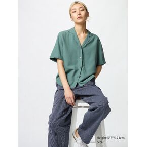 Uniqlo Linen Cotton Tapered Pants | Striped | Tall