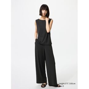 Uniqlo Crepe Jersey Straight Pants