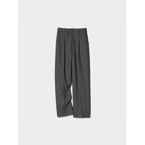 Uniqlo مطوي السراويل واسعة | فحص
