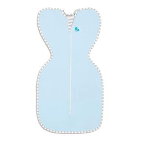 Love To Dream Swaddle UP, Blue, Small, 7-13 lbs., Dramatically better sleep, Allow baby to sleep in their preferred arms up position for self-soothing, snug fit calms startle reflex
