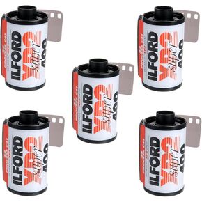 5 X Ilford XP2 400ASA 35mm Black & White Film