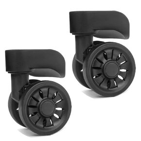 1Pair Luggage Wheels Suitcase Replacement Wheel Roller Hardware Repairing 360 Degree Spinner Caster Heavy Duty Wheel