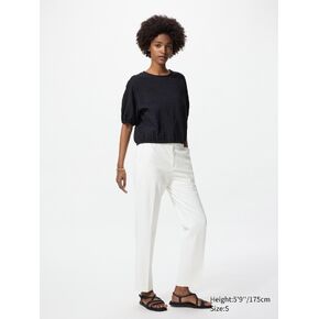 Uniqlo سراويل الكاحل الذكية | 2 اتجاه تمتد | طويل