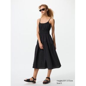 Uniqlo Linen Blend Camisole Dress