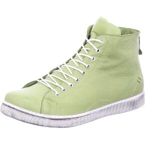 Andrea Conti Lace-Up Boots 0341500 High-Top Trainers Lace-Up Boots, Green, 9.5 Women