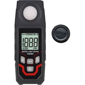Lightweight Digital Luxmeter for Accurate Light Measurement Data with LCD Display and Multiple Units Selection
