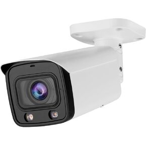 Dahua 8MP PoE IP Camera, 4K Security Bullet Camera with Smart Motion Detection IR&Color Night Vision, Two-Way Audio, Metal Shell,MicroSD(256GB),H.265+,IP67 (Bullet Camera-A)
